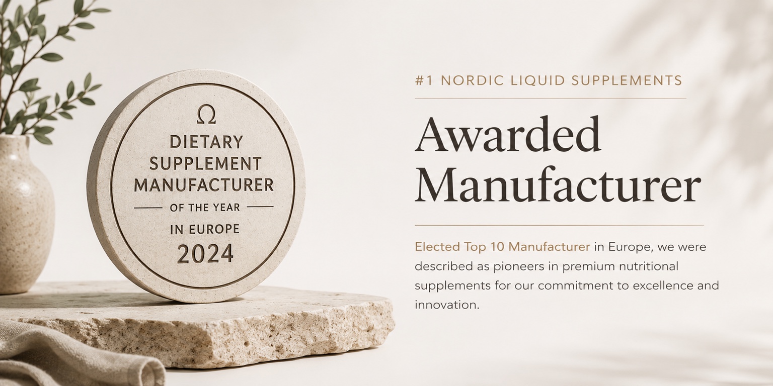 Nordic Omega awarded Dietary Supplement Manufacturer of the Year in Europe 2024