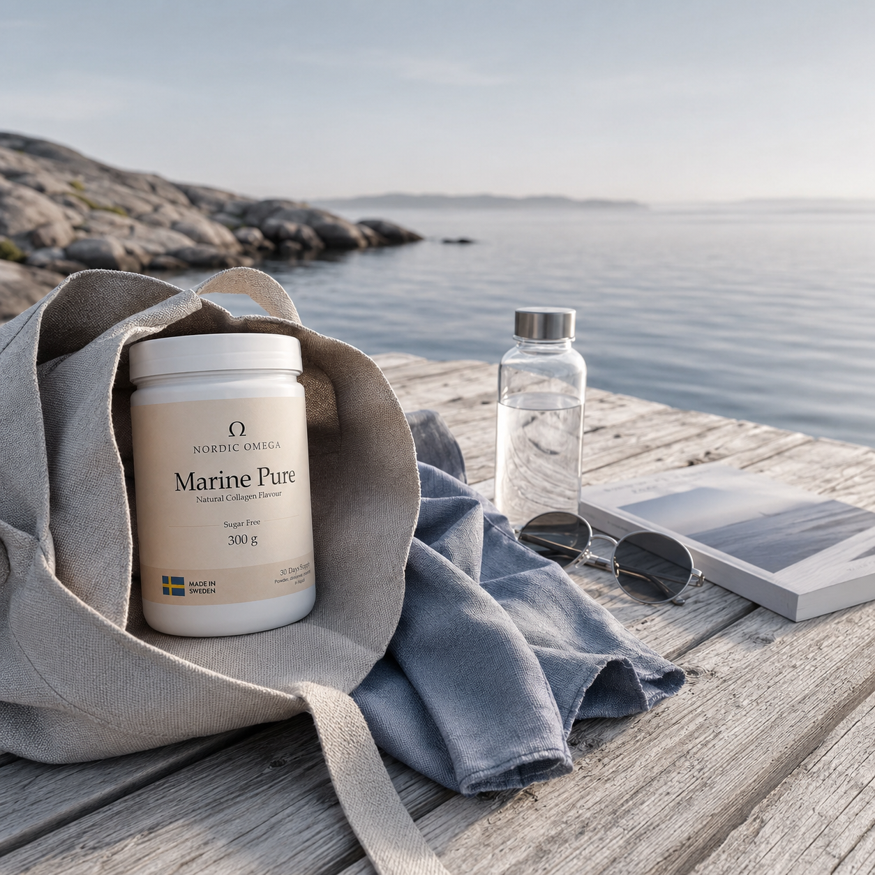 Marine Pure in an everyday setting